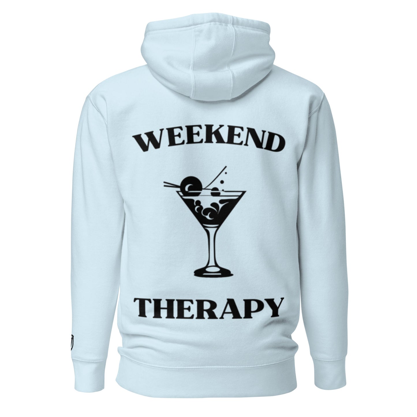 Weekend Therapy Martini Hoodie – Classic Cocktail Edition by Weekend Therapy™ – Weekend Therapy Clothing