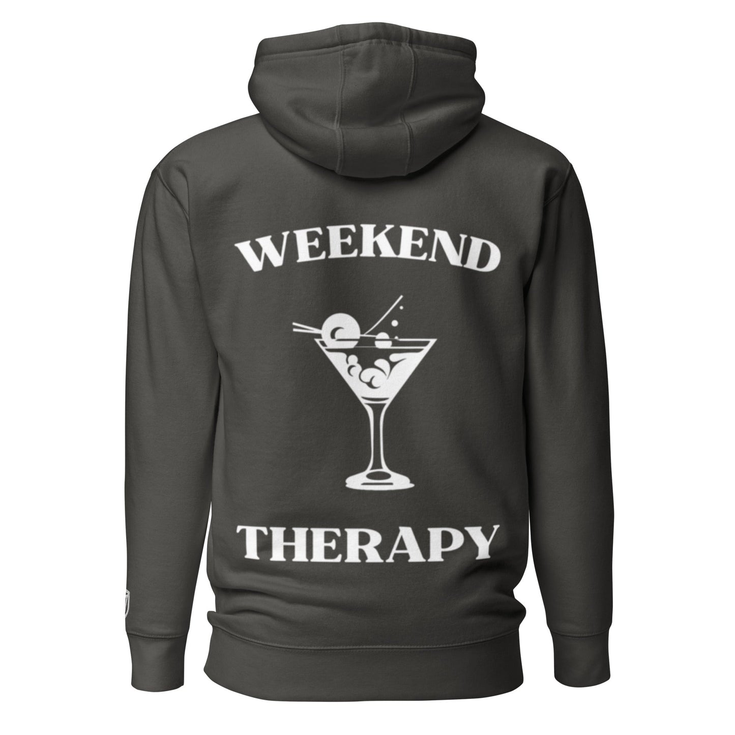Weekend Therapy Martini Hoodie – Classic Cocktail Edition by Weekend Therapy™ – Weekend Therapy Clothing
