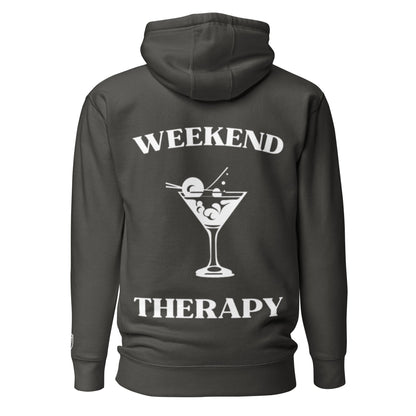 Weekend Therapy Martini Hoodie – Classic Cocktail Edition by Weekend Therapy™ – Weekend Therapy Clothing