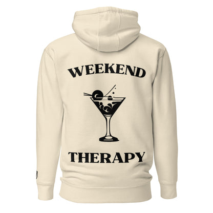 Weekend Therapy Martini Hoodie – Classic Cocktail Edition by Weekend Therapy™ – Weekend Therapy Clothing