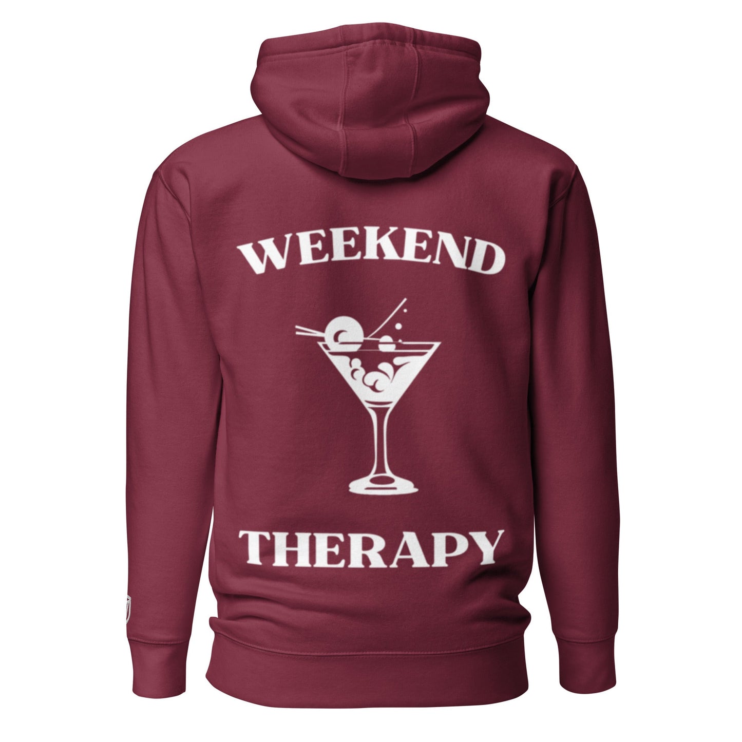 Weekend Therapy Martini Hoodie – Classic Cocktail Edition by Weekend Therapy™ – Weekend Therapy Clothing
