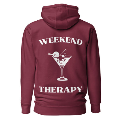 Weekend Therapy Martini Hoodie – Classic Cocktail Edition by Weekend Therapy™ – Weekend Therapy Clothing