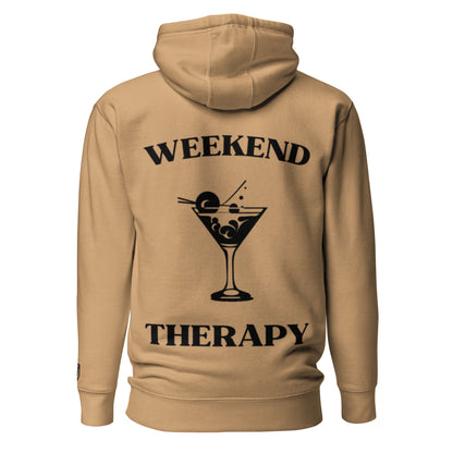 Weekend Therapy Martini Hoodie – Classic Cocktail Edition by Weekend Therapy™ – Weekend Therapy Clothing