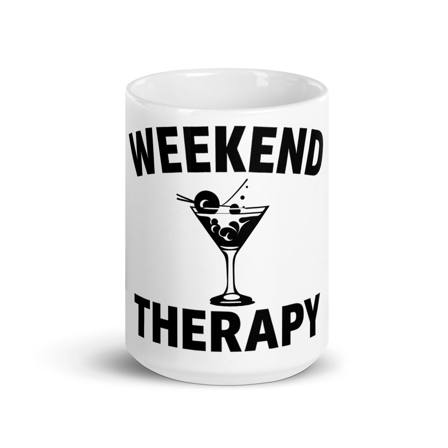 Weekend Therapy Martini Mug – Classic Cocktail Edition by Weekend Therapy™ – Weekend Therapy Clothing
