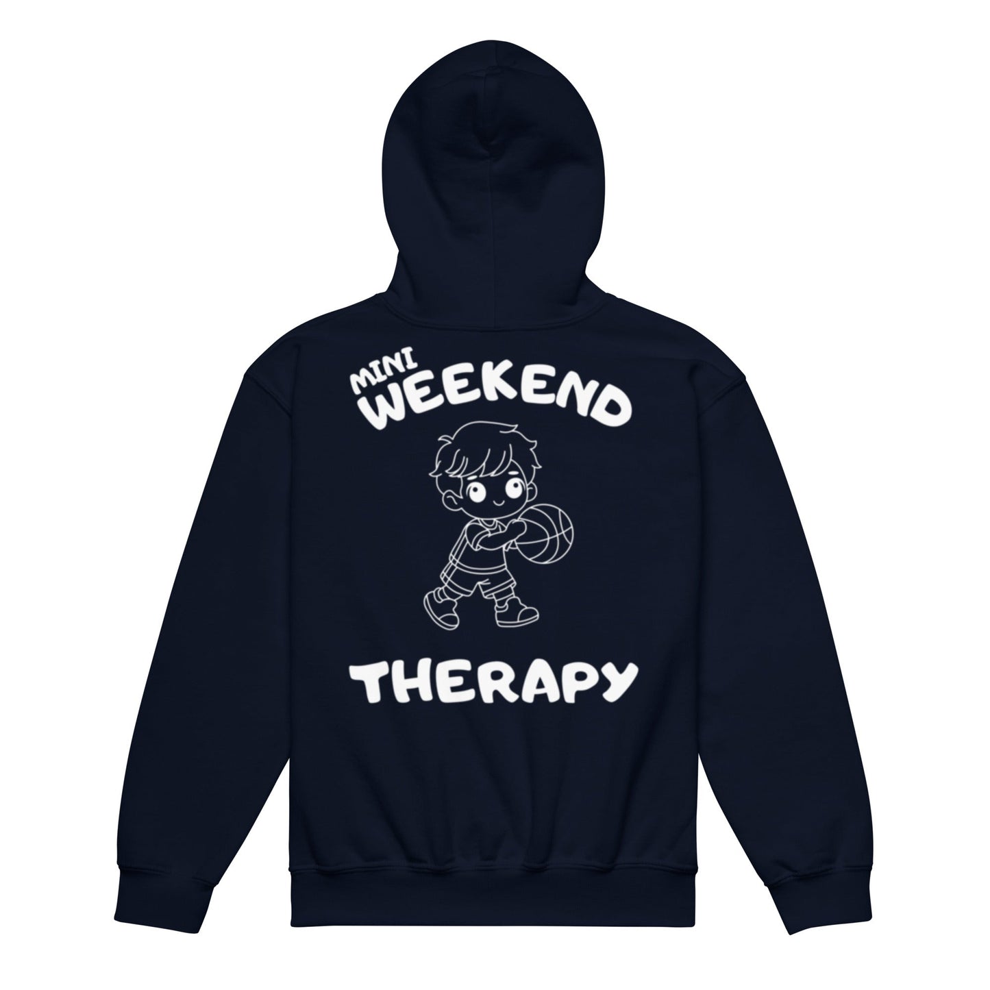 Weekend Therapy Mini Basketball Hoodie – Hoops Edition by Weekend Therapy™ – Weekend Therapy Clothing
