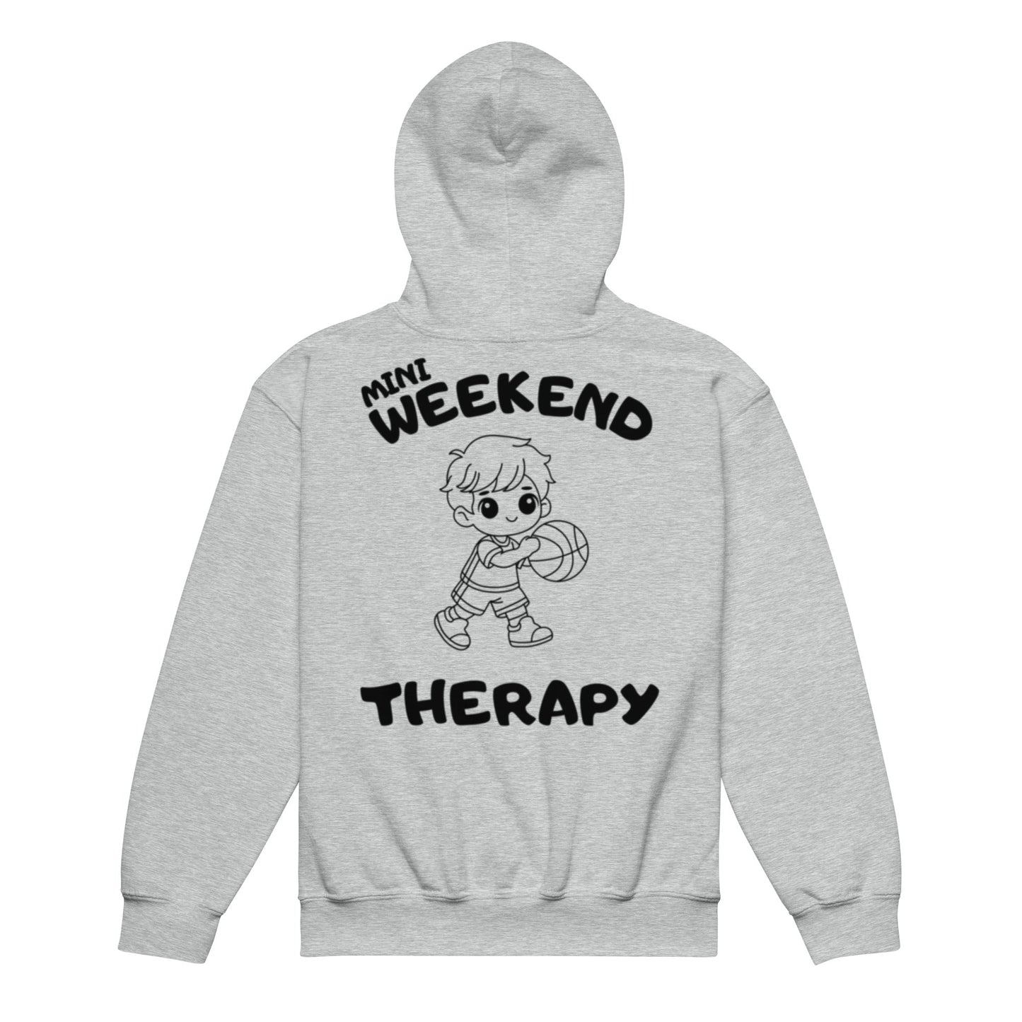 Weekend Therapy Mini Basketball Hoodie – Hoops Edition by Weekend Therapy™ – Weekend Therapy Clothing