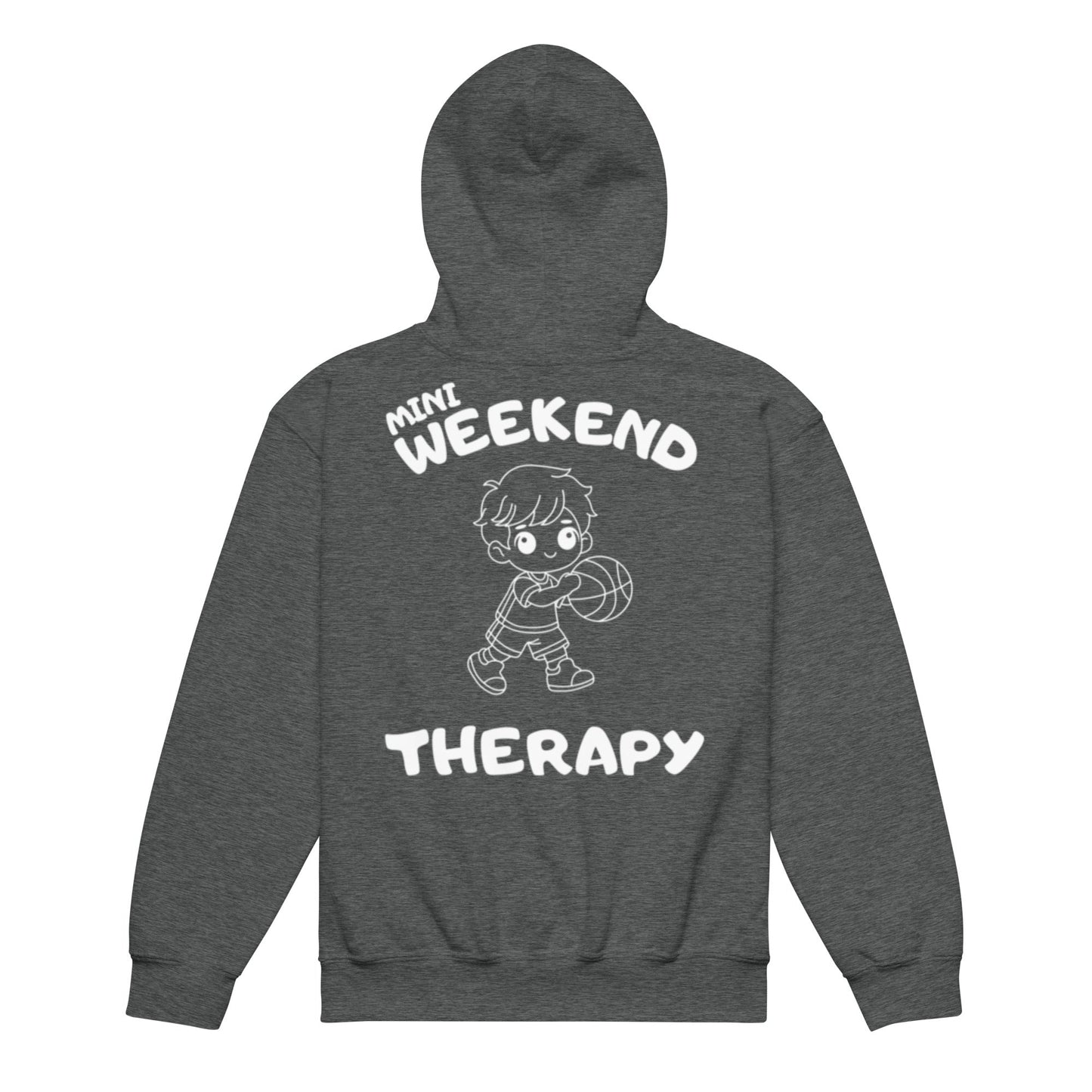 Weekend Therapy Mini Basketball Hoodie – Hoops Edition by Weekend Therapy™ – Weekend Therapy Clothing
