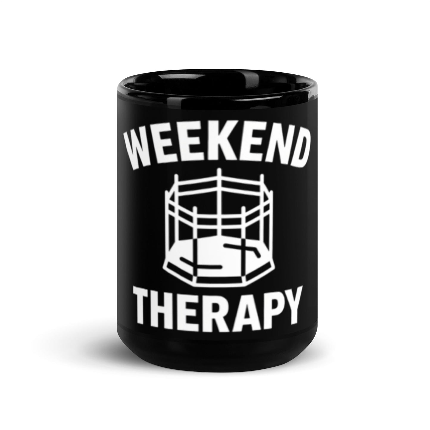 Weekend Therapy MMA Mug – Octagon Edition by Weekend Therapy™ – Weekend Therapy Clothing
