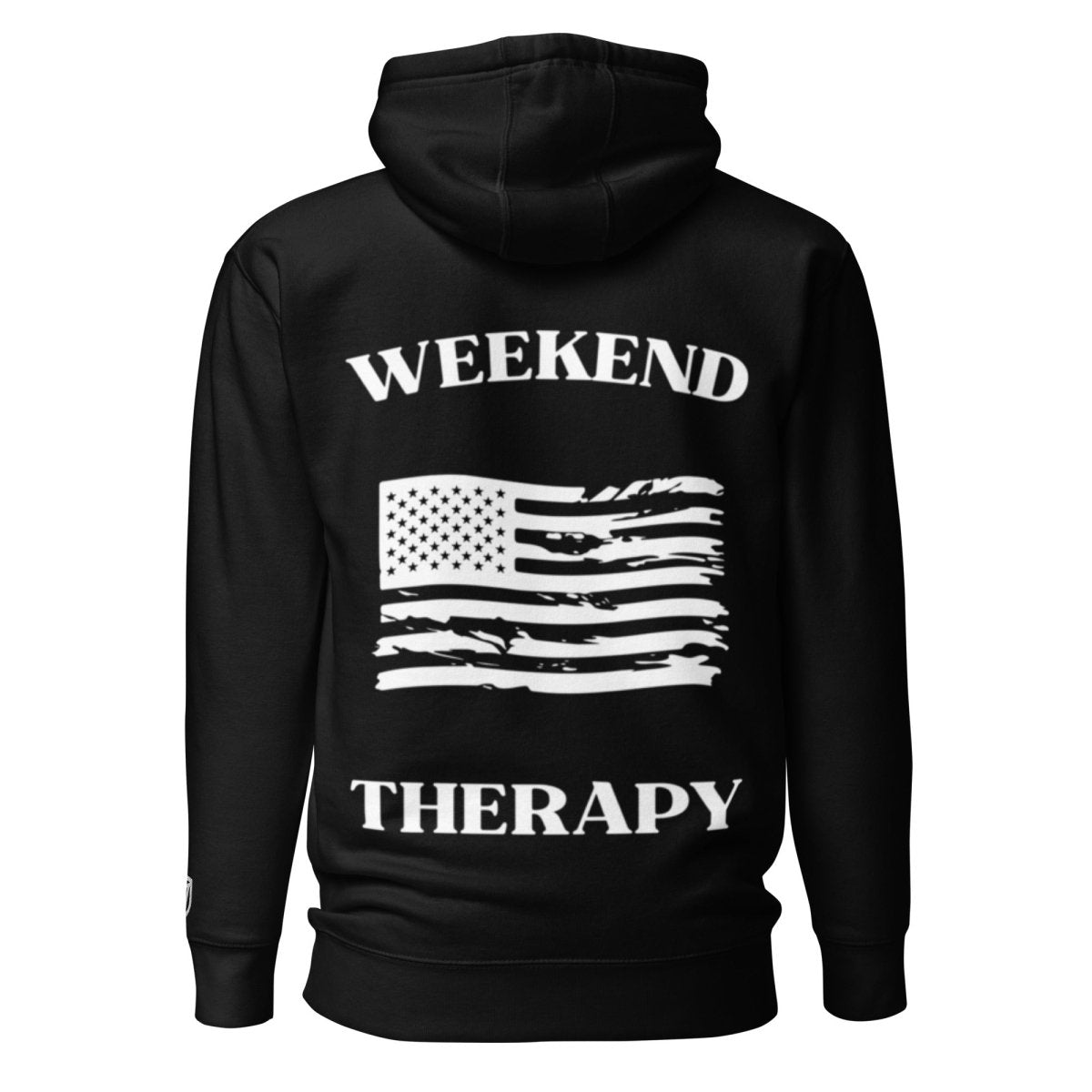 Weekend Therapy National Pride Hoodie – Tattered Flag Edition by Weekend Therapy™ – Weekend Therapy Clothing