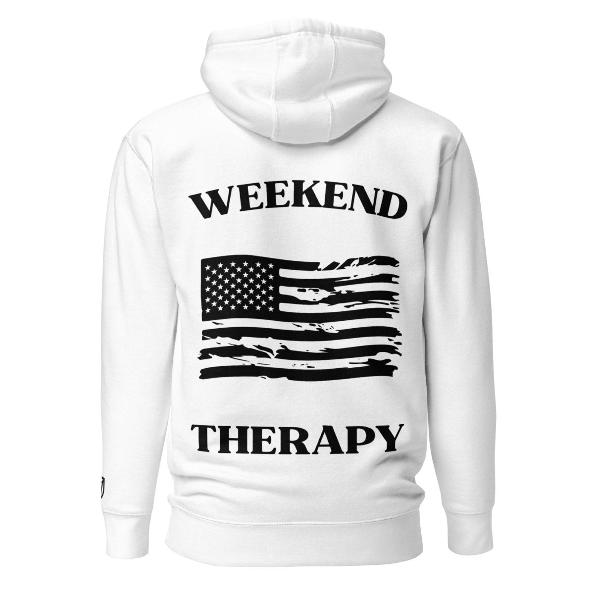 Weekend Therapy National Pride Hoodie – Tattered Flag Edition by Weekend Therapy™ – Weekend Therapy Clothing