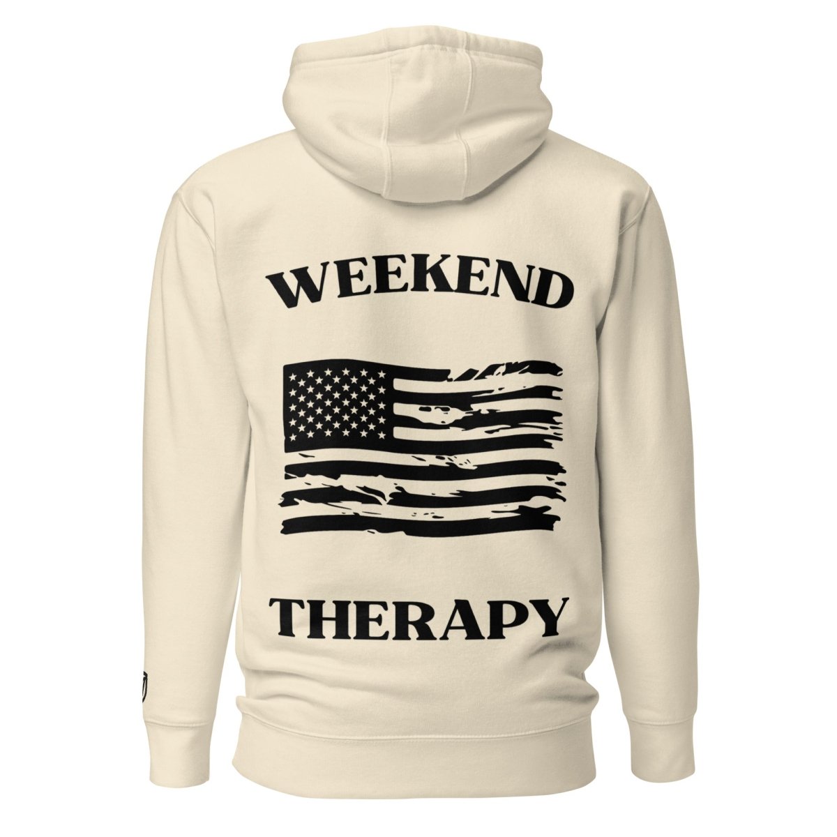 Weekend Therapy National Pride Hoodie – Tattered Flag Edition by Weekend Therapy™ – Weekend Therapy Clothing