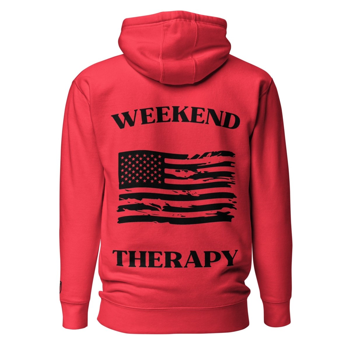 Weekend Therapy National Pride Hoodie – Tattered Flag Edition by Weekend Therapy™ – Weekend Therapy Clothing