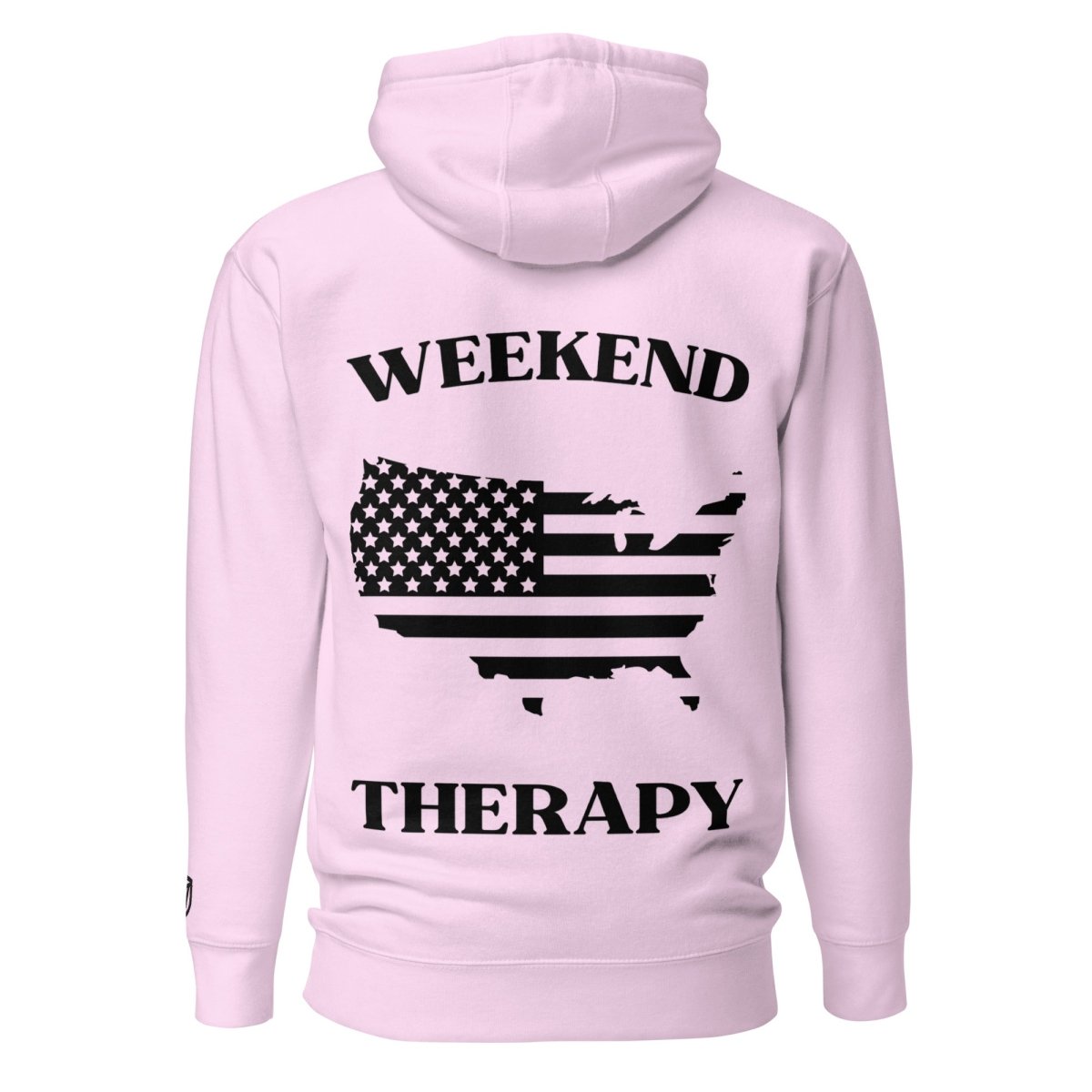 Weekend Therapy National Pride Hoodie – USA Silhouette Edition by Weekend Therapy™ – Weekend Therapy Clothing