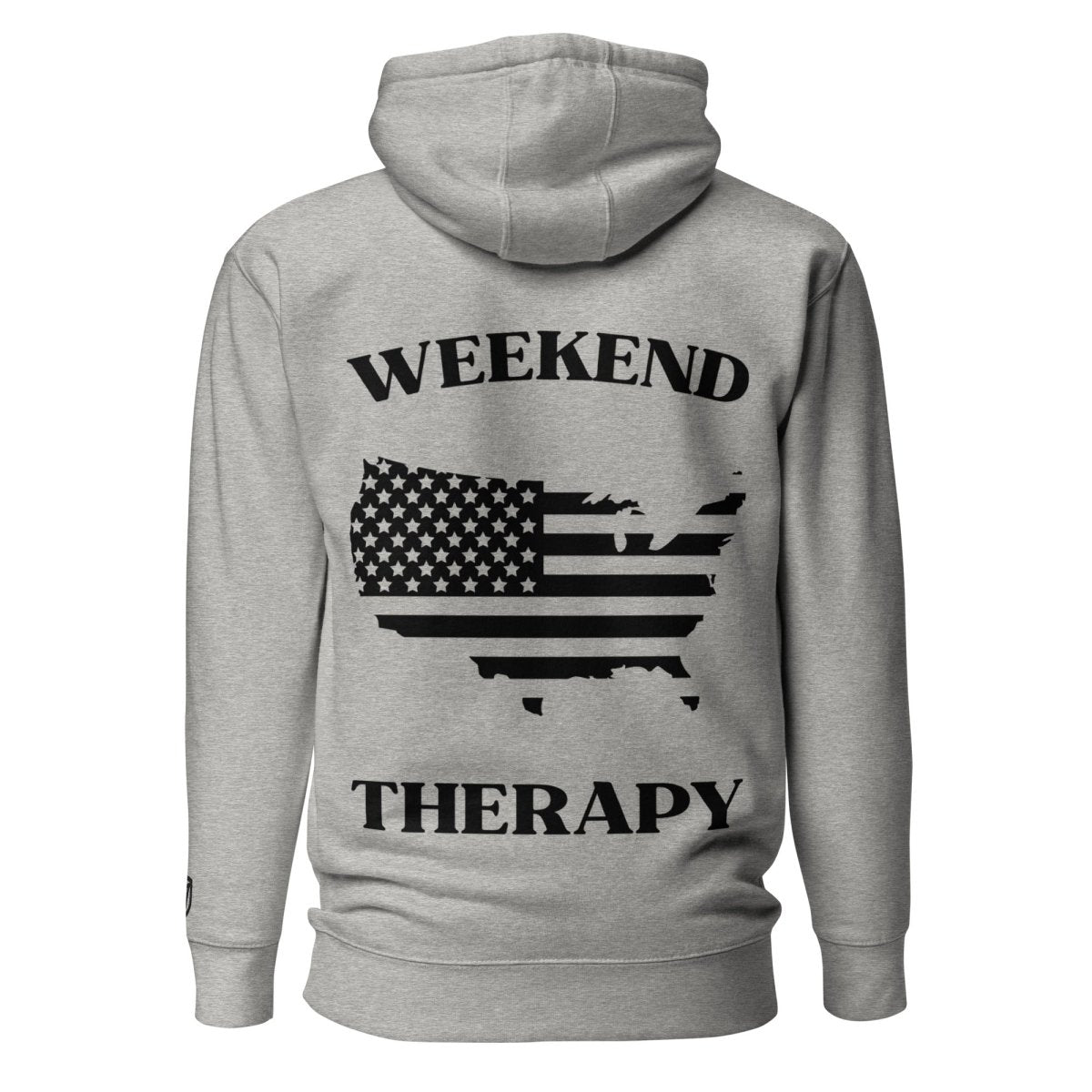 Weekend Therapy National Pride Hoodie – USA Silhouette Edition by Weekend Therapy™ – Weekend Therapy Clothing