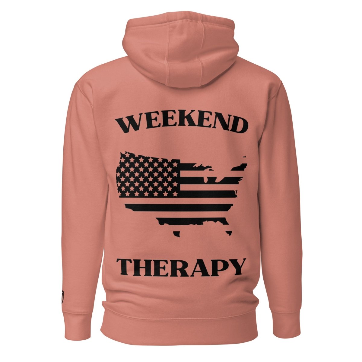 Weekend Therapy National Pride Hoodie – USA Silhouette Edition by Weekend Therapy™ – Weekend Therapy Clothing