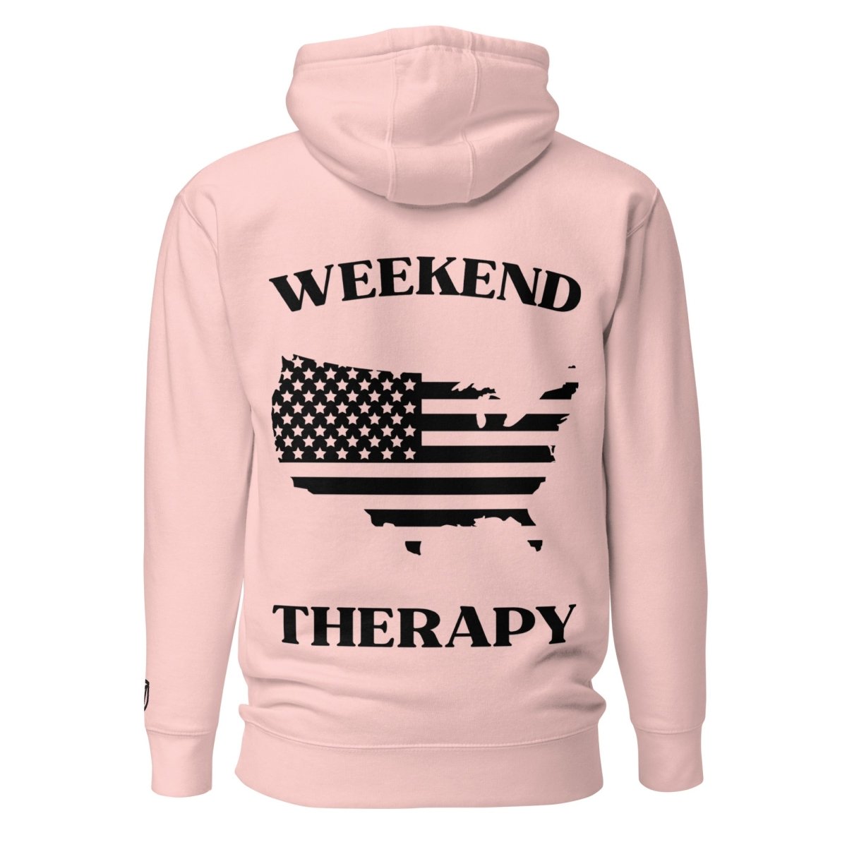 Weekend Therapy National Pride Hoodie – USA Silhouette Edition by Weekend Therapy™ – Weekend Therapy Clothing