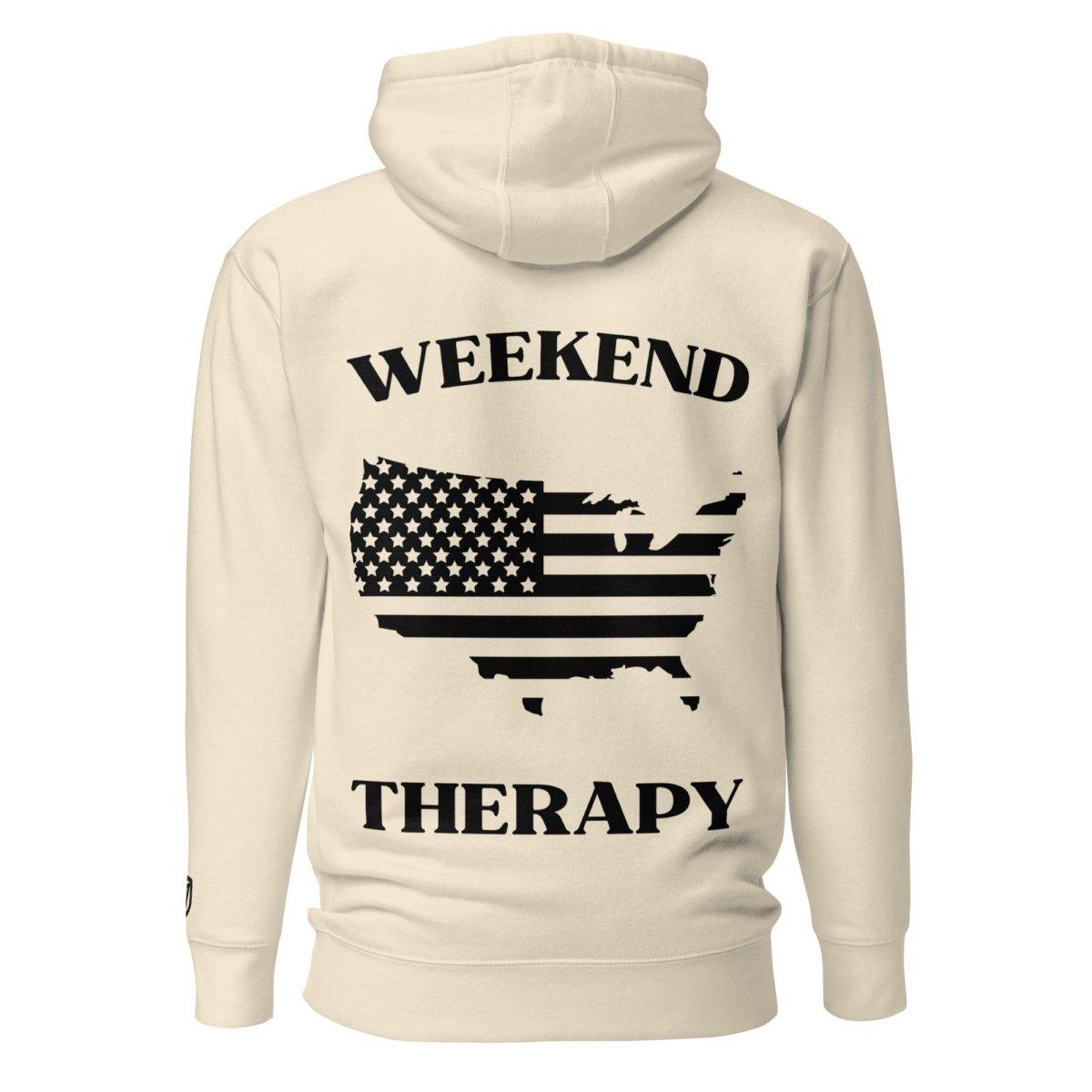 Weekend Therapy National Pride Hoodie – USA Silhouette Edition by Weekend Therapy™ – Weekend Therapy Clothing