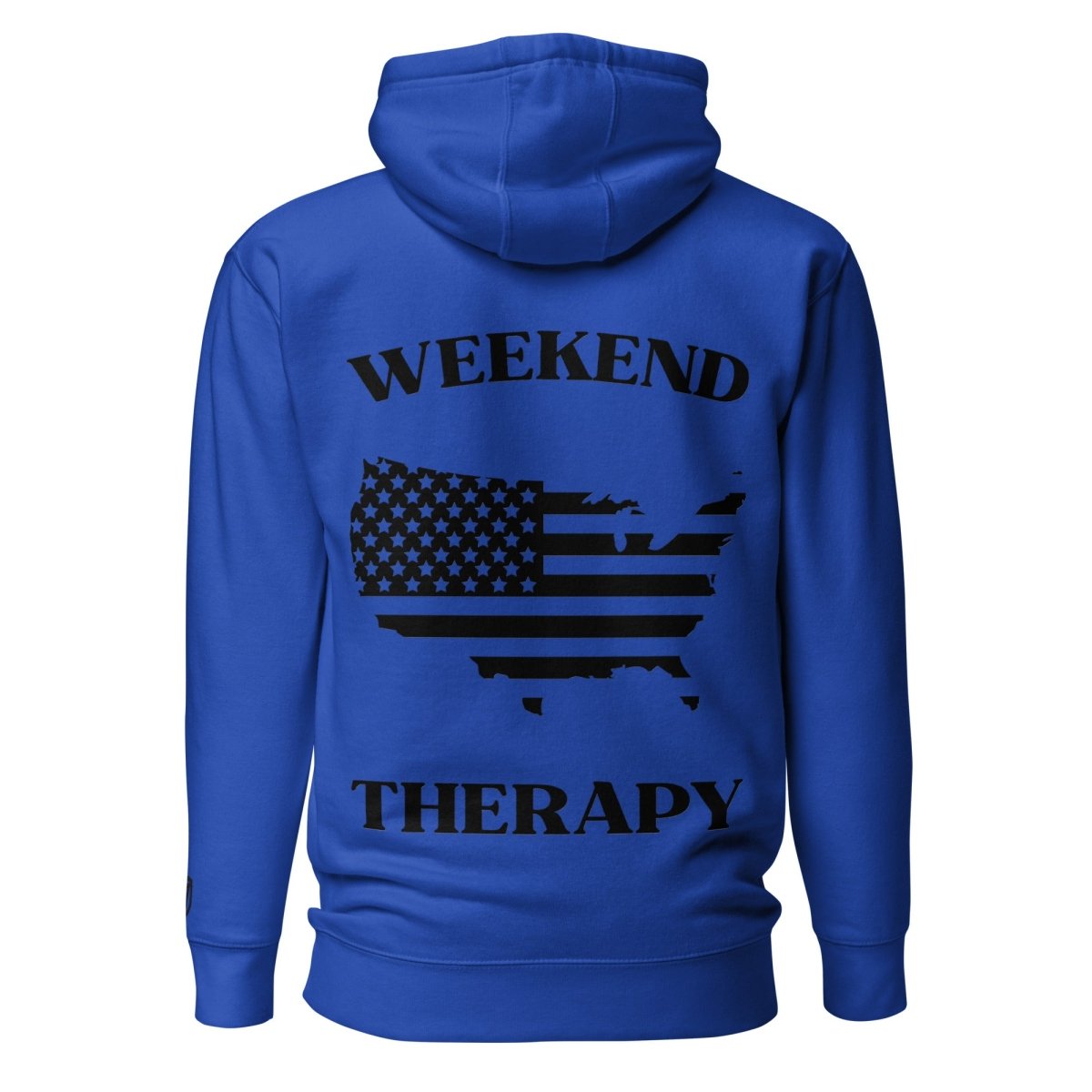 Weekend Therapy National Pride Hoodie – USA Silhouette Edition by Weekend Therapy™ – Weekend Therapy Clothing