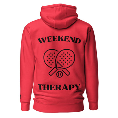 Weekend Therapy Padel Hoodie – Racket Edition by Weekend Therapy™ – Weekend Therapy Clothing