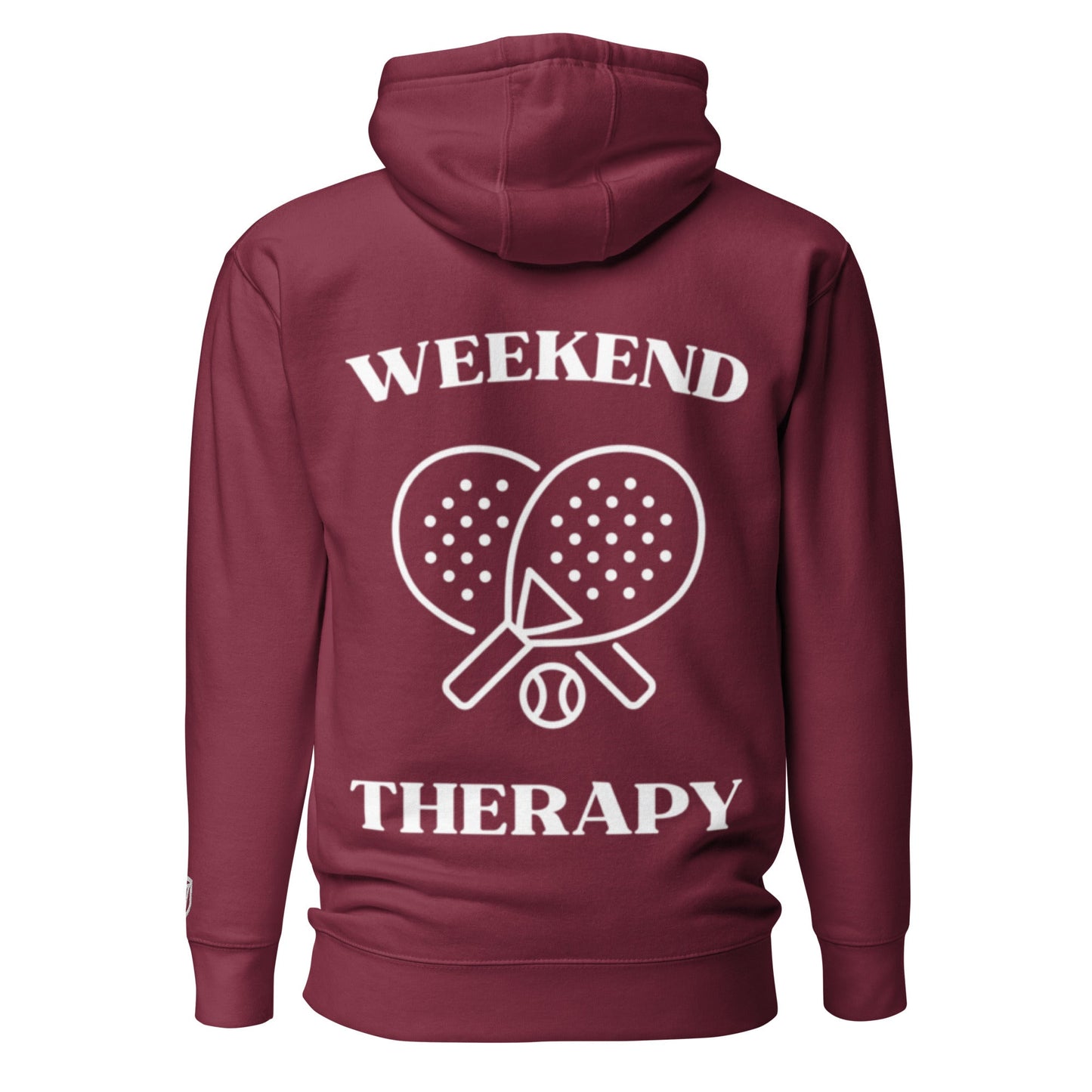 Weekend Therapy Padel Hoodie – Racket Edition by Weekend Therapy™ – Weekend Therapy Clothing