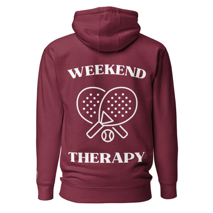 Weekend Therapy Padel Hoodie – Racket Edition by Weekend Therapy™ – Weekend Therapy Clothing