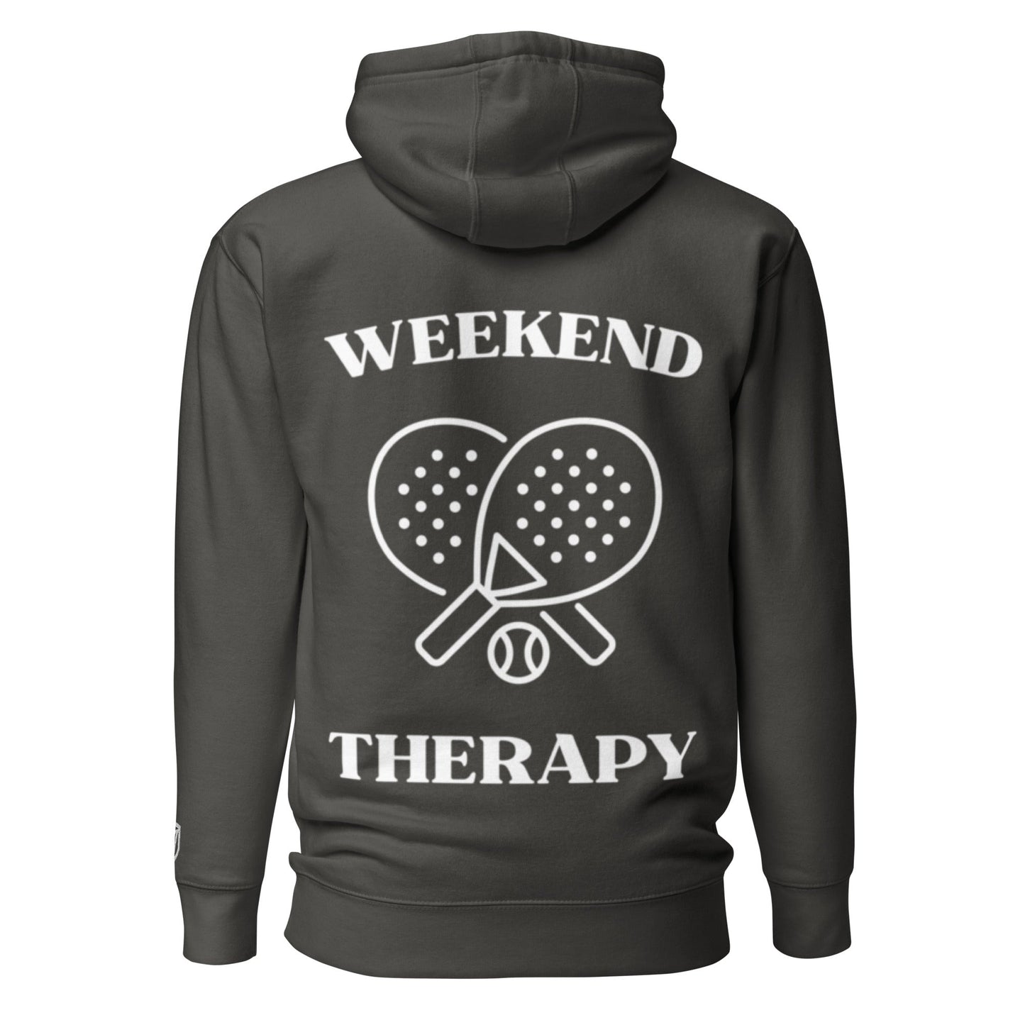 Weekend Therapy Padel Hoodie – Racket Edition by Weekend Therapy™ – Weekend Therapy Clothing