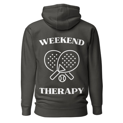 Weekend Therapy Padel Hoodie – Racket Edition by Weekend Therapy™ – Weekend Therapy Clothing