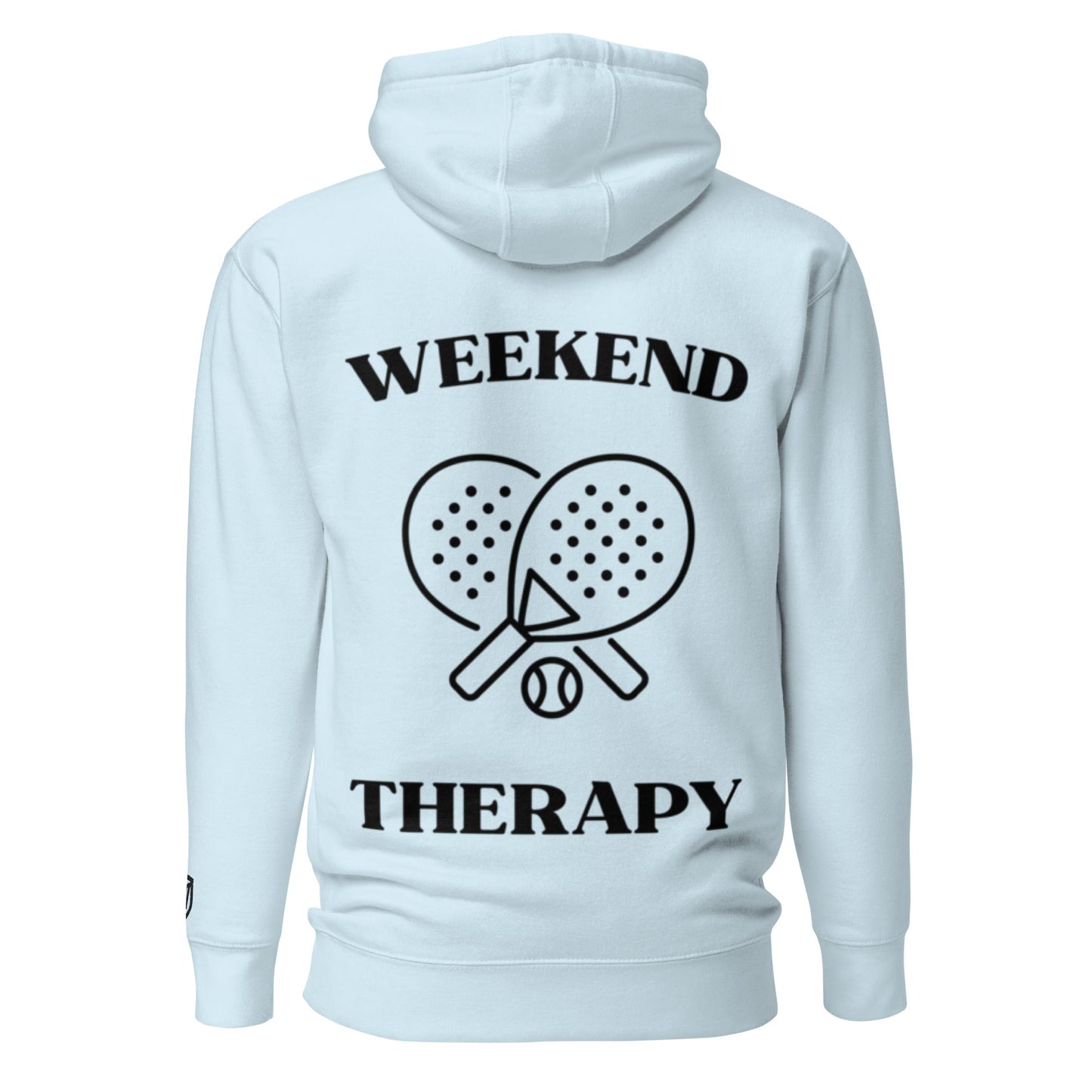Weekend Therapy Padel Hoodie – Racket Edition by Weekend Therapy™ – Weekend Therapy Clothing