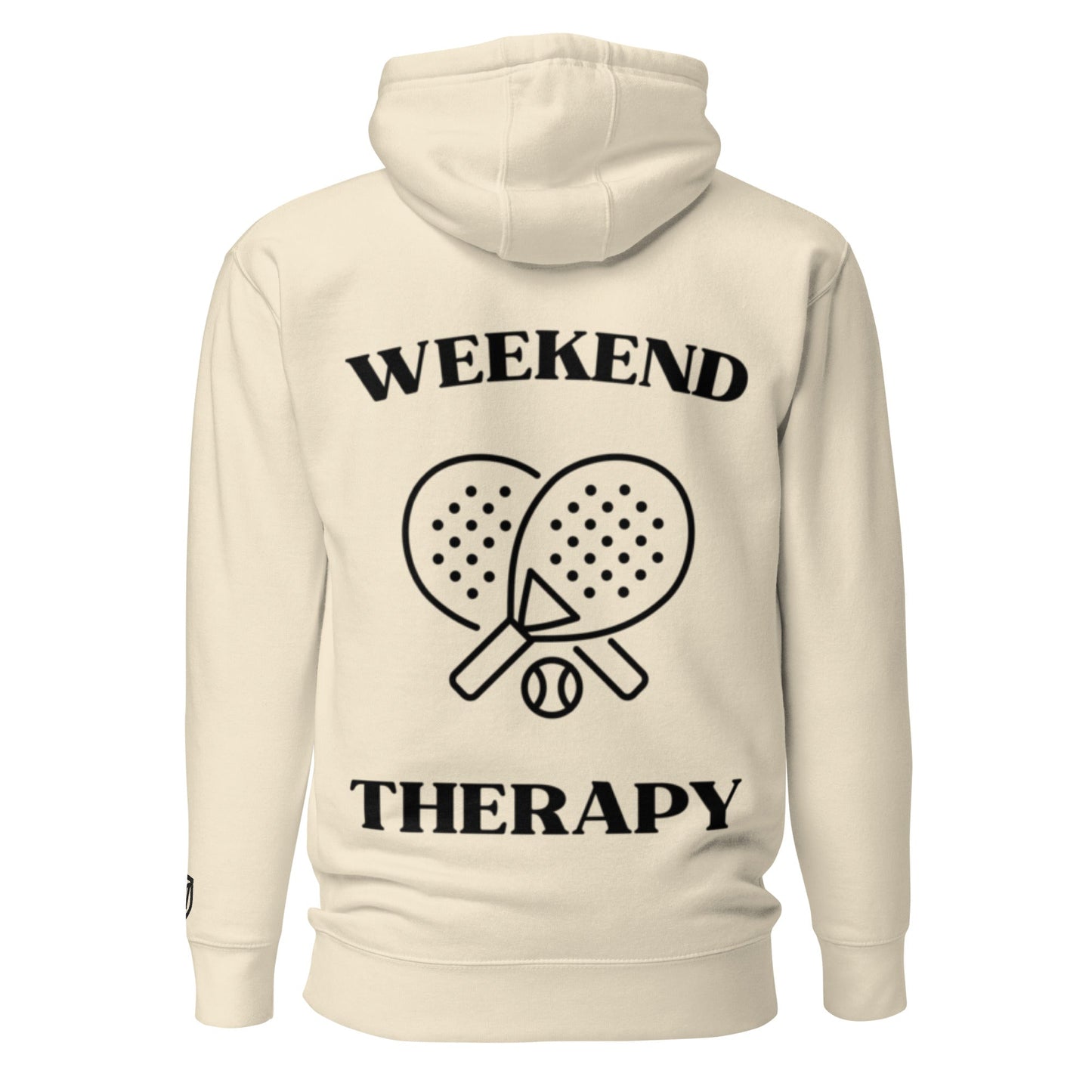 Weekend Therapy Padel Hoodie – Racket Edition by Weekend Therapy™ – Weekend Therapy Clothing