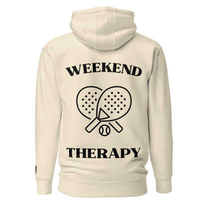 Weekend Therapy Padel Hoodie – Racket Edition by Weekend Therapy™ – Weekend Therapy Clothing