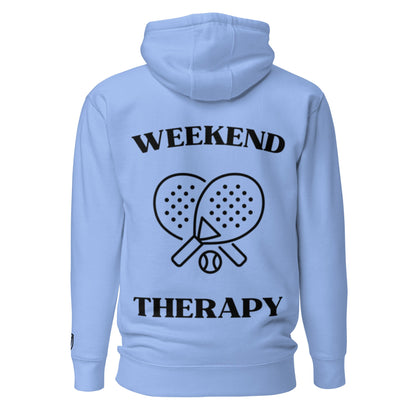 Weekend Therapy Padel Hoodie – Racket Edition by Weekend Therapy™ – Weekend Therapy Clothing
