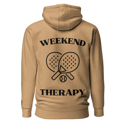 Weekend Therapy Padel Hoodie – Racket Edition by Weekend Therapy™ – Weekend Therapy Clothing