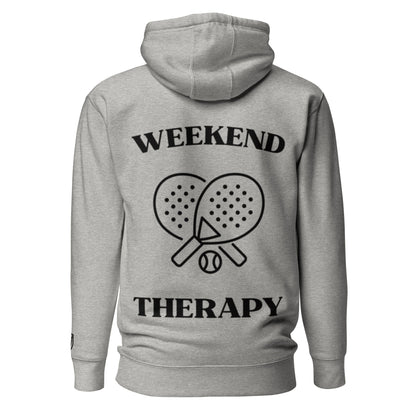 Weekend Therapy Padel Hoodie – Racket Edition by Weekend Therapy™ – Weekend Therapy Clothing