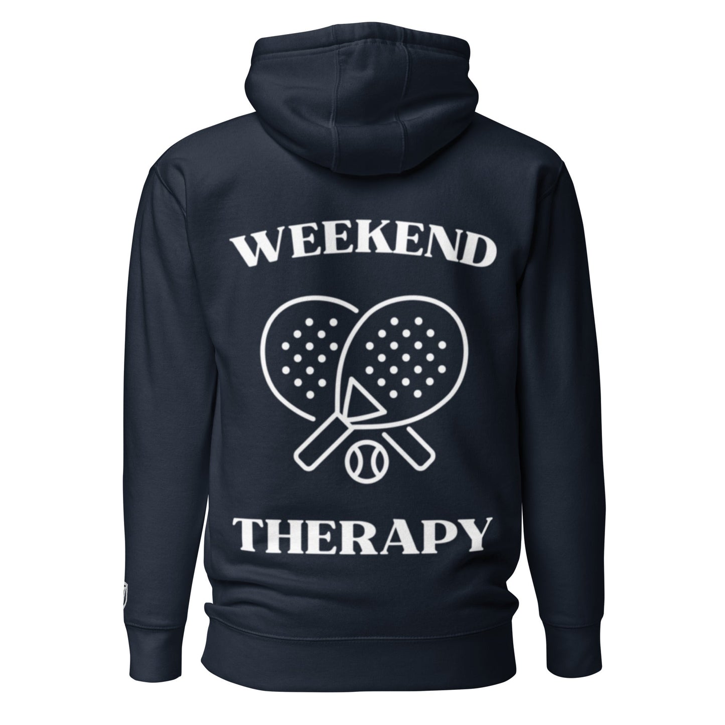 Weekend Therapy Padel Hoodie – Racket Edition by Weekend Therapy™ – Weekend Therapy Clothing