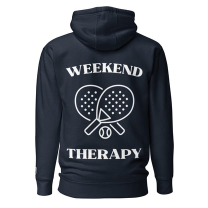 Weekend Therapy Padel Hoodie – Racket Edition by Weekend Therapy™ – Weekend Therapy Clothing