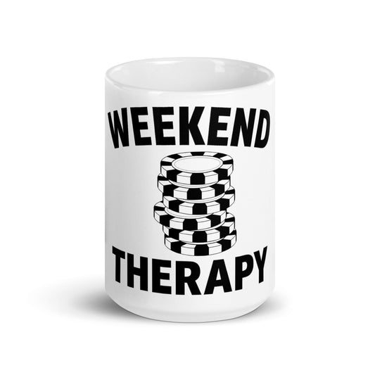 Weekend Therapy Poker Chips Mug – High Roller Edition by Weekend Therapy™ – Weekend Therapy Clothing