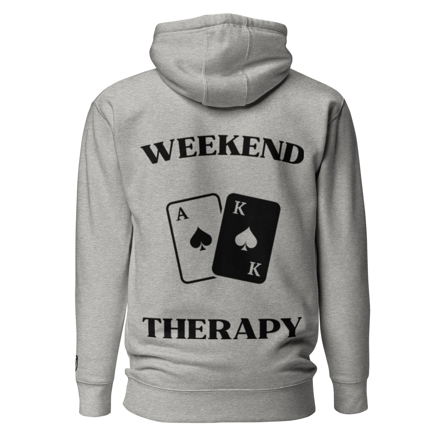 Weekend Therapy Poker Hoodie – Ace King Spades Edition by Weekend Therapy™ – Weekend Therapy Clothing
