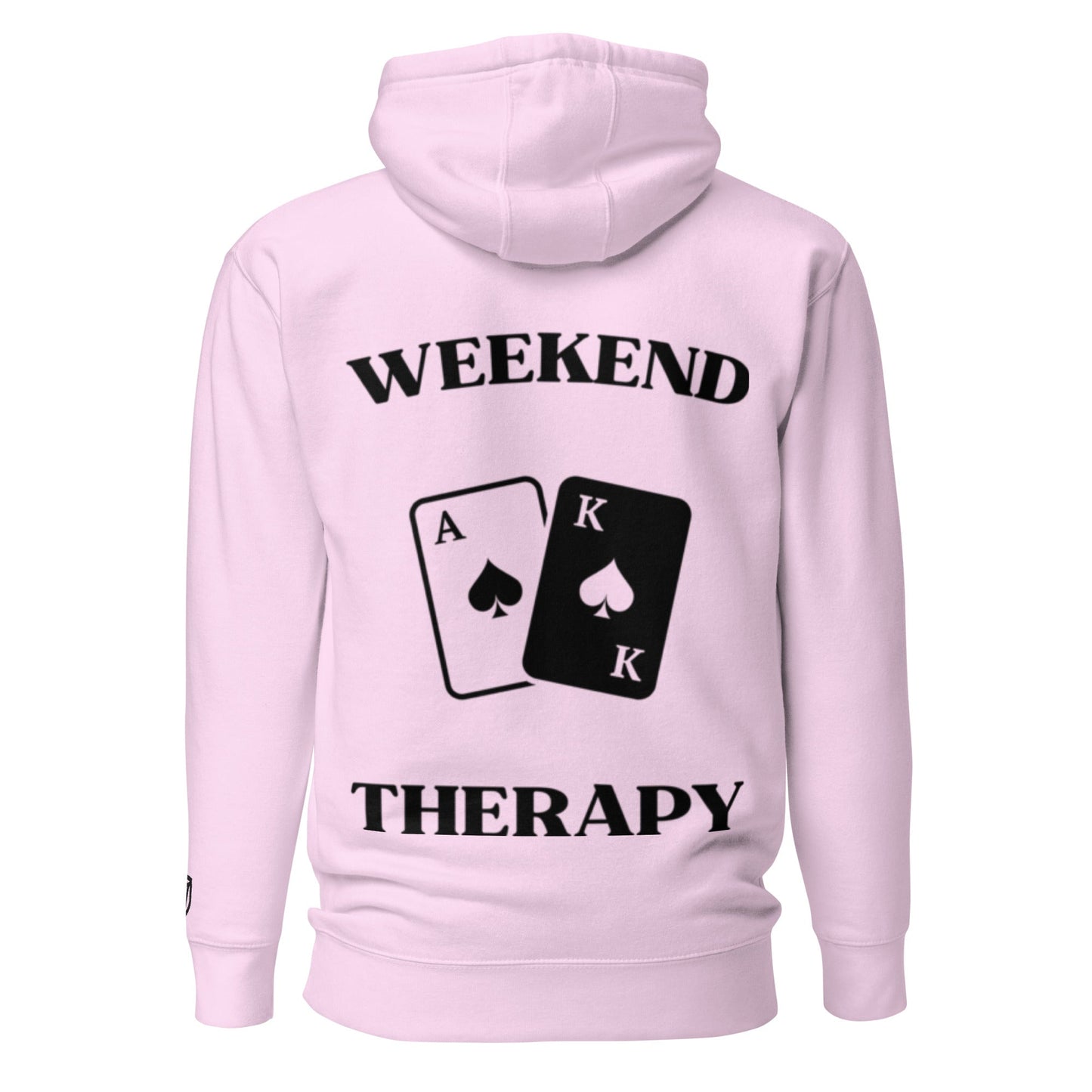 Weekend Therapy Poker Hoodie – Ace King Spades Edition by Weekend Therapy™ – Weekend Therapy Clothing