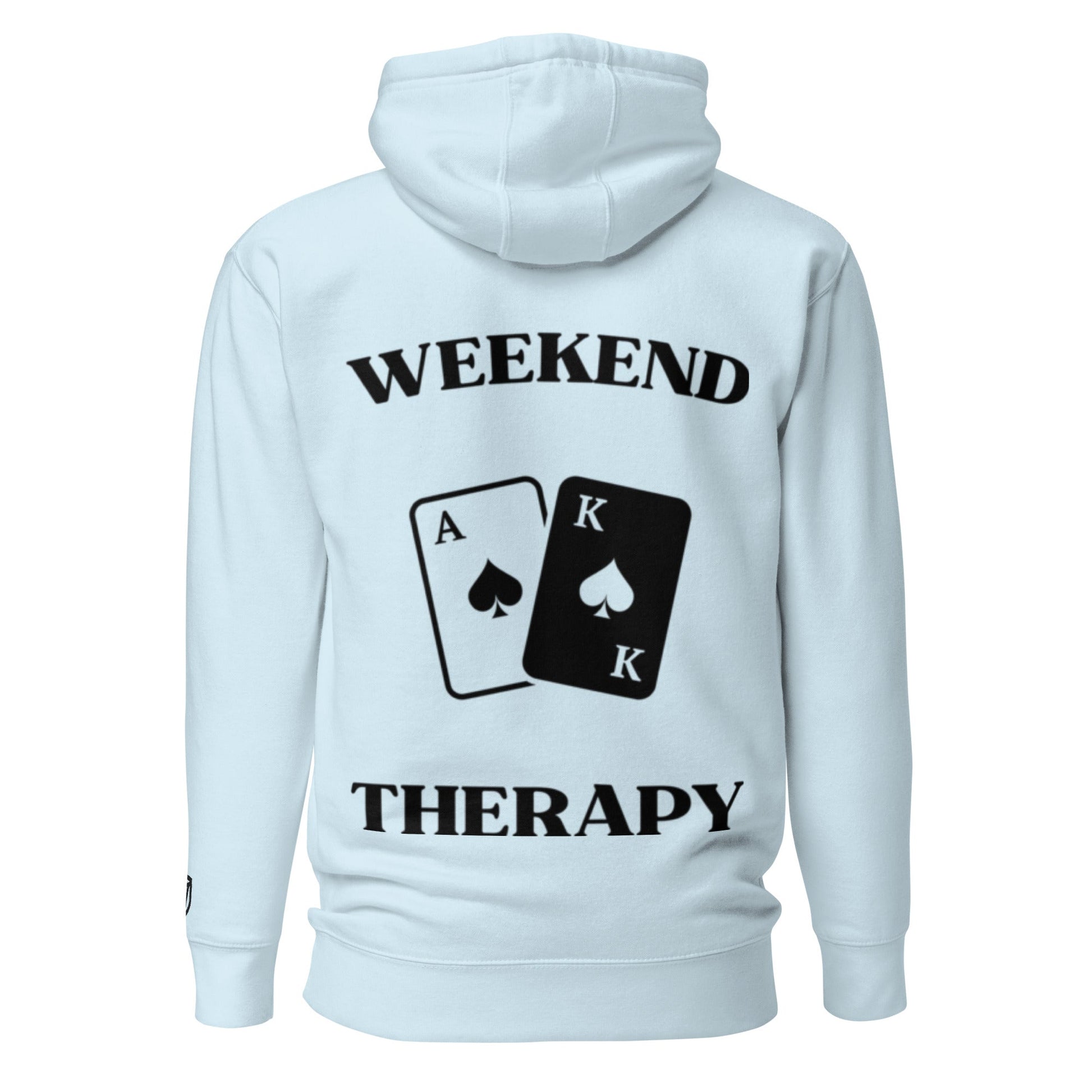 Weekend Therapy Poker Hoodie – Ace King Spades Edition by Weekend Therapy™ – Weekend Therapy Clothing