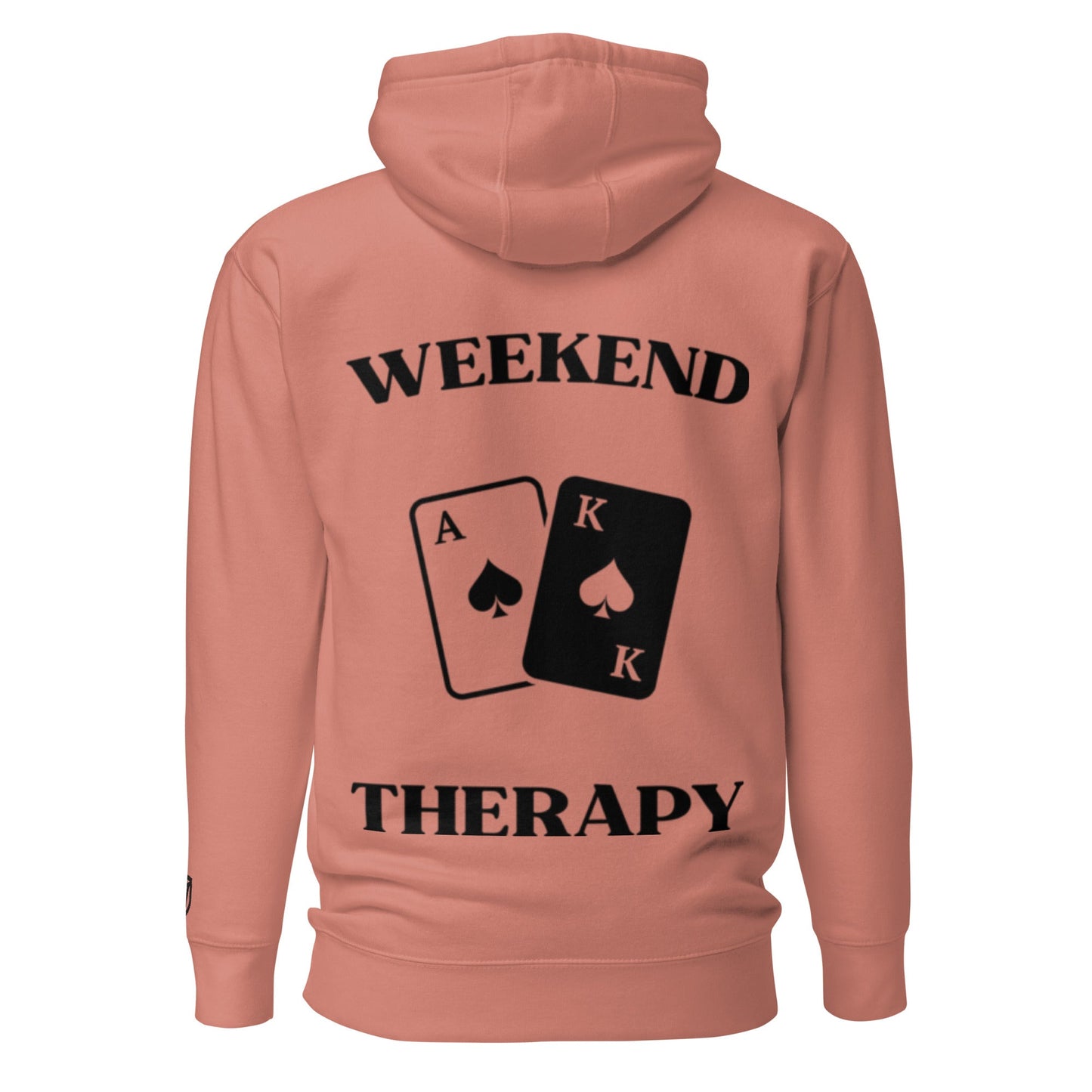 Weekend Therapy Poker Hoodie – Ace King Spades Edition by Weekend Therapy™ – Weekend Therapy Clothing