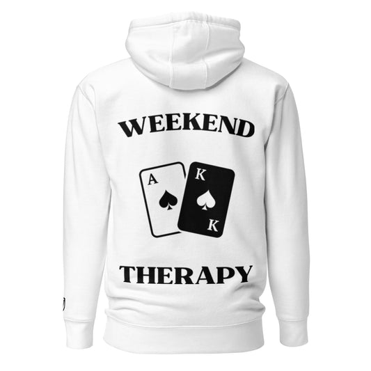 Weekend Therapy Poker Hoodie – Ace King Spades Edition by Weekend Therapy™ – Weekend Therapy Clothing