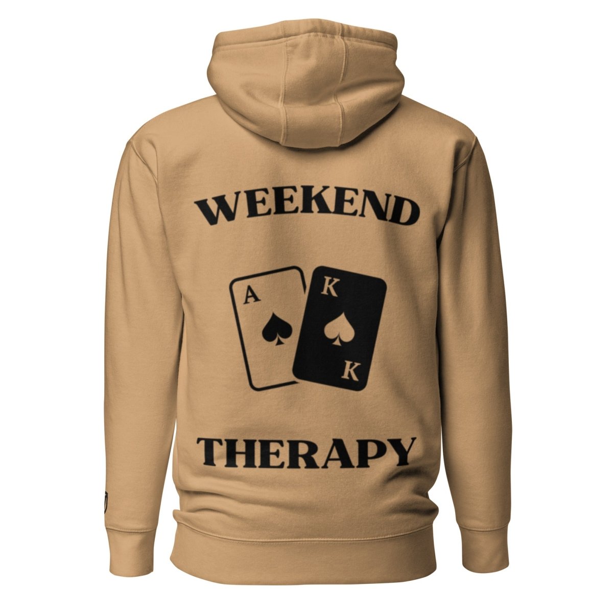 Weekend Therapy Poker Hoodie – Ace King Spades Edition by Weekend Therapy™ – Weekend Therapy Clothing