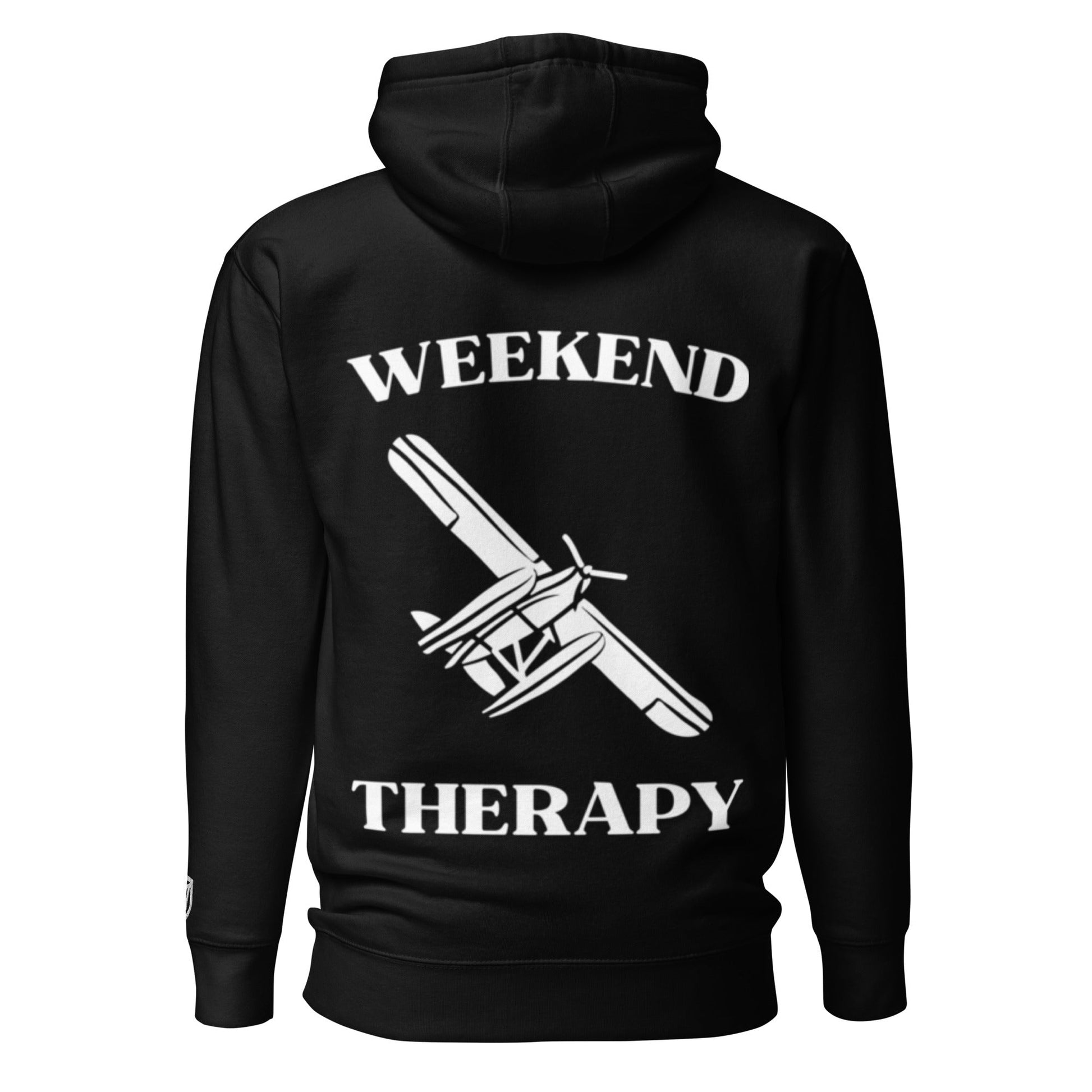Weekend Therapy Pontoon Plane Hoodie – Water Edition by Weekend Therapy™ – Weekend Therapy Clothing