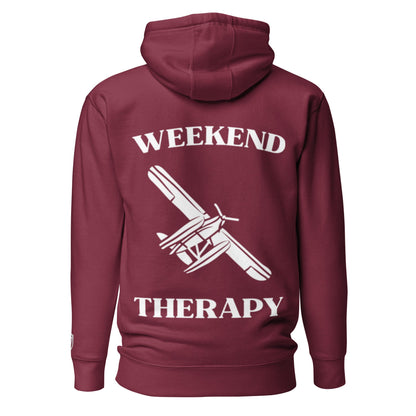 Weekend Therapy Pontoon Plane Hoodie – Water Edition by Weekend Therapy™ – Weekend Therapy Clothing