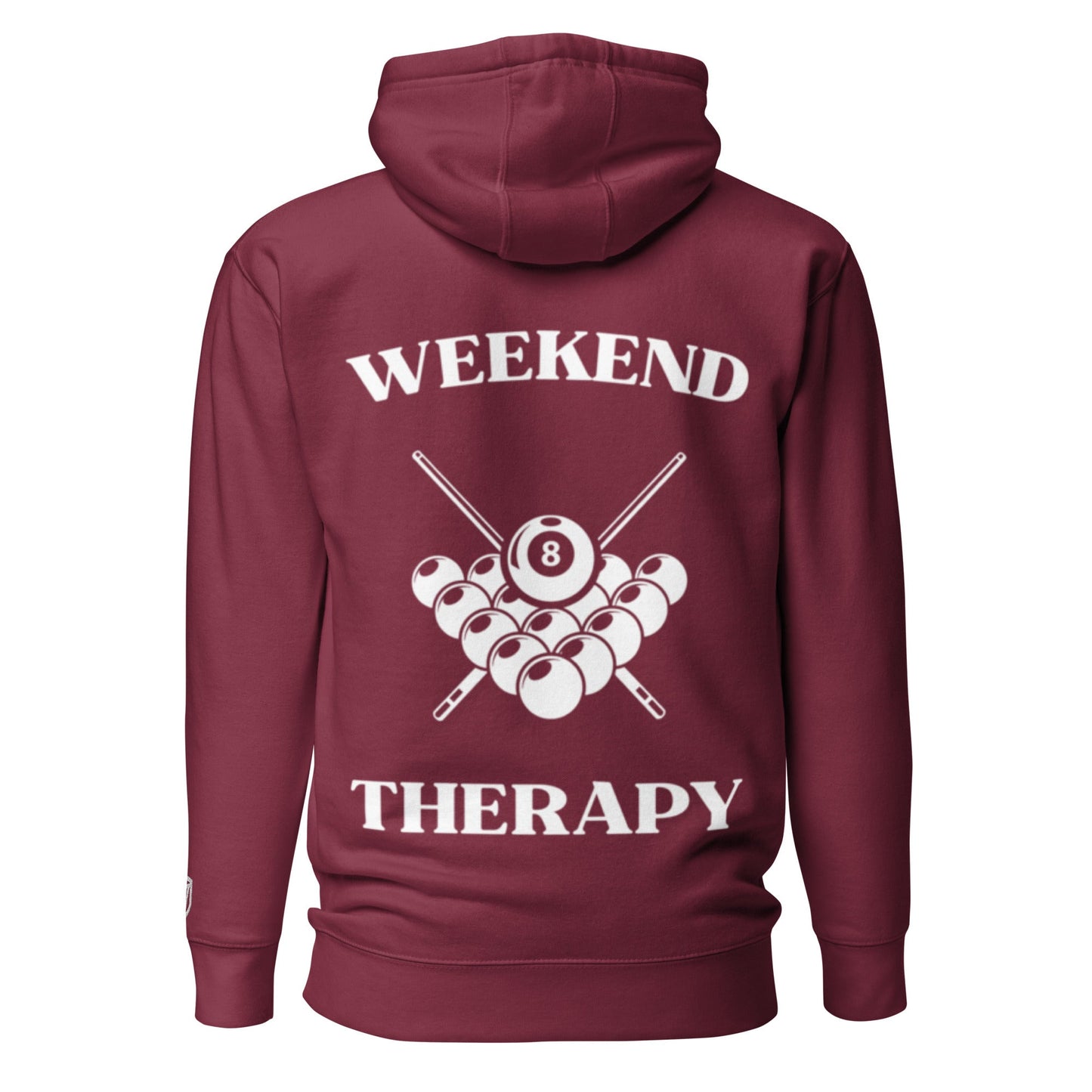 Weekend Therapy Pool Hoodie – 8 - Ball Edition by Weekend Therapy™ – Weekend Therapy Clothing