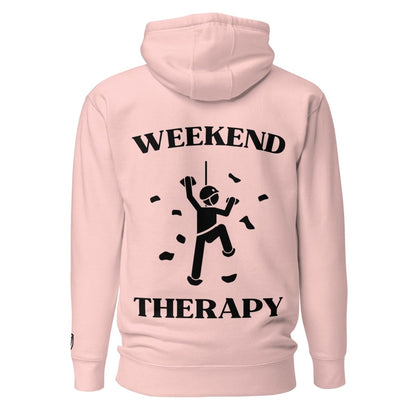 Weekend Therapy Rock Climbing Hoodie – Chalk Toss Edition by Weekend Therapy™ – Weekend Therapy Clothing