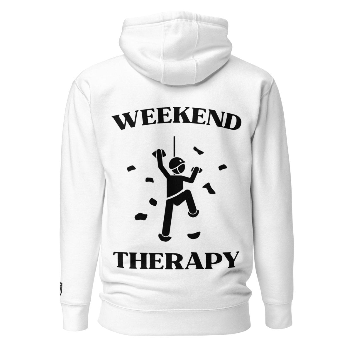 Weekend Therapy Rock Climbing Hoodie – Chalk Toss Edition by Weekend Therapy™ – Weekend Therapy Clothing