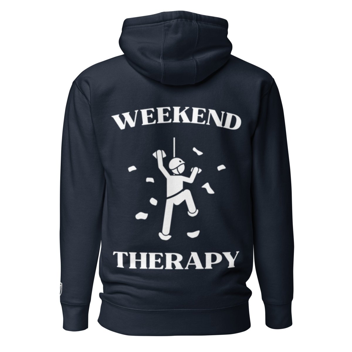Weekend Therapy Rock Climbing Hoodie – Chalk Toss Edition by Weekend Therapy™ – Weekend Therapy Clothing