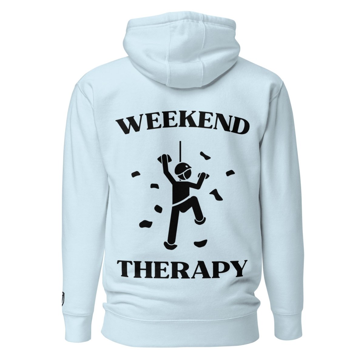 Weekend Therapy Rock Climbing Hoodie – Chalk Toss Edition by Weekend Therapy™ – Weekend Therapy Clothing