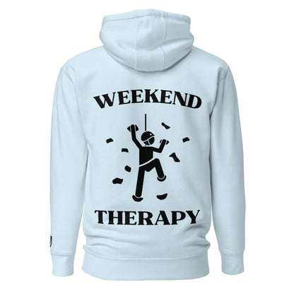 Weekend Therapy Rock Climbing Hoodie – Chalk Toss Edition by Weekend Therapy™ – Weekend Therapy Clothing